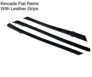 Kincade Flat Reins With Leather Grips