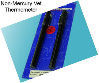 Non-Mercury Vet Thermometer