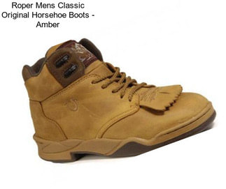 Roper Mens Classic Original Horsehoe Boots - Amber