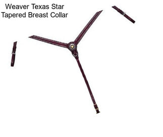 Weaver Texas Star Tapered Breast Collar