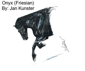 Onyx (Friesian) By: Jan Kunster