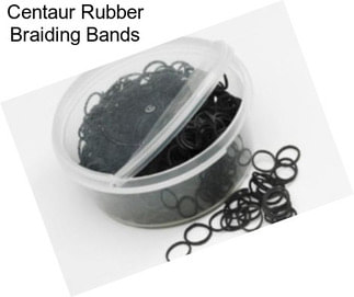 Centaur Rubber Braiding Bands