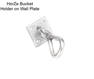 HorZe Bucket Holder on Wall Plate