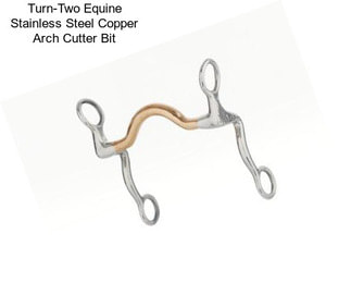 Turn-Two Equine Stainless Steel Copper Arch Cutter Bit