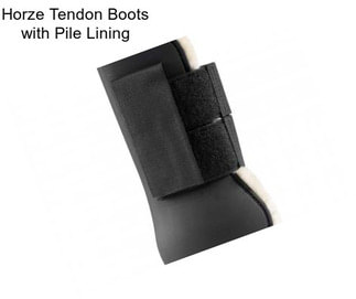 Horze Tendon Boots with Pile Lining