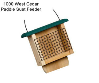 1000 West Cedar Paddle Suet Feeder