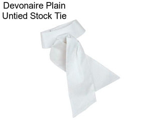 Devonaire Plain Untied Stock Tie