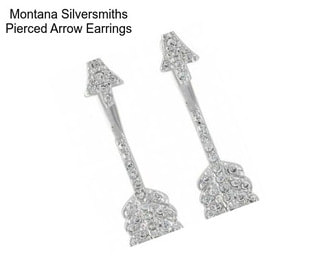 Montana Silversmiths Pierced Arrow Earrings