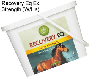 Recovery Eq Ex Strength (W/Ha)