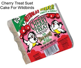 Cherry Treat Suet Cake For Wildbirds