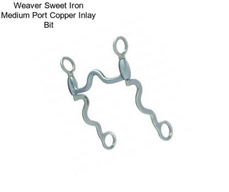 Weaver Sweet Iron Medium Port Copper Inlay Bit