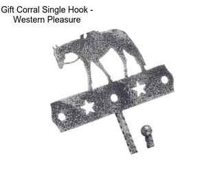 Gift Corral Single Hook - Western Pleasure