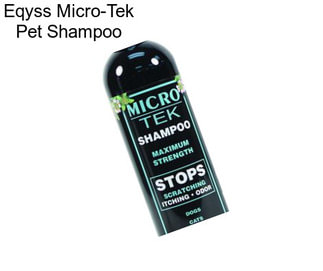 Eqyss Micro-Tek Pet Shampoo