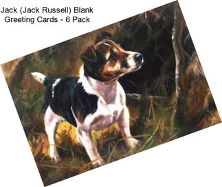 Jack (Jack Russell) Blank Greeting Cards - 6 Pack