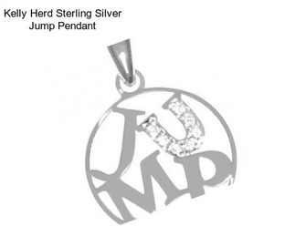 Kelly Herd Sterling Silver Jump Pendant