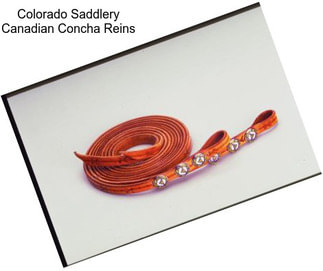 Colorado Saddlery Canadian Concha Reins