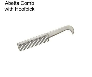 Abetta Comb with Hoofpick