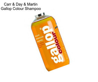 Carr & Day & Martin Gallop Colour Shampoo