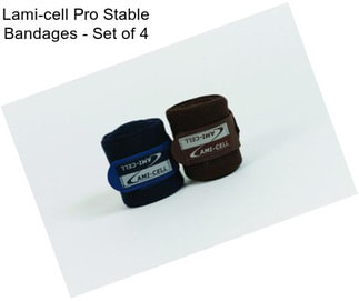 Lami-cell Pro Stable Bandages - Set of 4