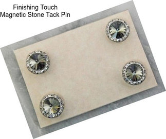 Finishing Touch Magnetic Stone Tack Pin