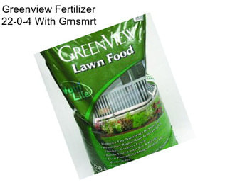 Greenview Fertilizer 22-0-4 With Grnsmrt
