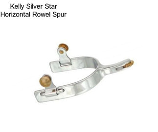 Kelly Silver Star Horizontal Rowel Spur