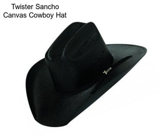 Twister Sancho Canvas Cowboy Hat