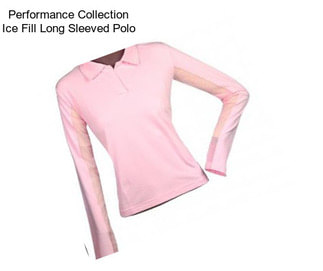 Performance Collection Ice Fill Long Sleeved Polo