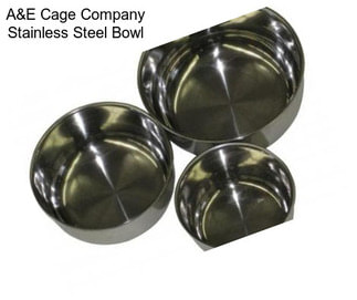 A&E Cage Company Stainless Steel Bowl