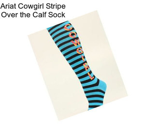 Ariat Cowgirl Stripe Over the Calf Sock