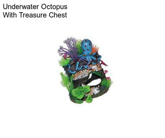 Underwater Octopus With Treasure Chest