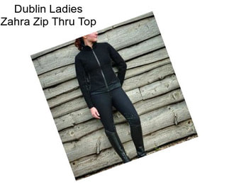 Dublin Ladies Zahra Zip Thru Top