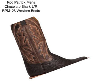 Rod Patrick Mens Chocolate Shark L/R RPM128 Western Boots