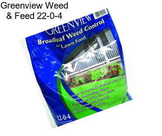 Greenview Weed & Feed 22-0-4