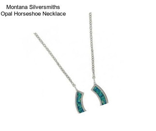 Montana Silversmiths Opal Horseshoe Necklace