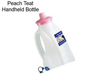 Peach Teat Handheld Bottle