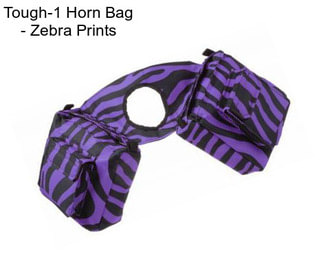 Tough-1 Horn Bag - Zebra Prints