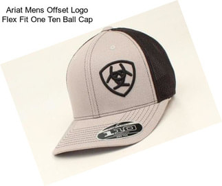 Ariat Mens Offset Logo Flex Fit One Ten Ball Cap