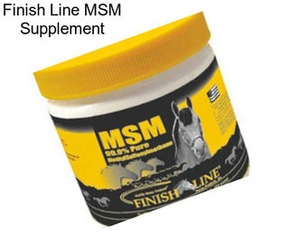 Finish Line MSM Supplement