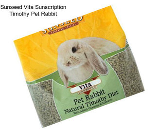 Sunseed Vita Sunscription Timothy Pet Rabbit