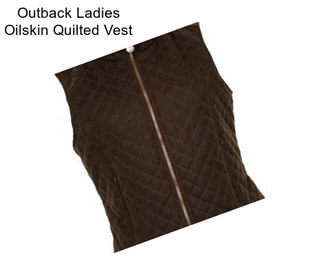 Outback Ladies Oilskin Quilted Vest