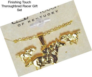 Finishing Touch Thoroughbred Racer Gift Set