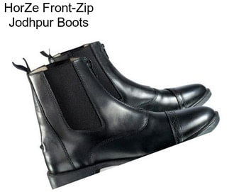 HorZe Front-Zip Jodhpur Boots