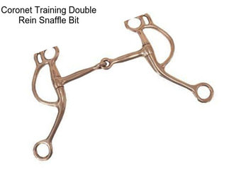 Coronet Training Double Rein Snaffle Bit