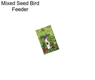 Mixed Seed Bird Feeder