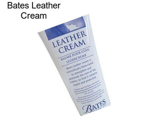 Bates Leather Cream