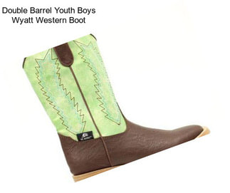 Double Barrel Youth Boys Wyatt Western Boot