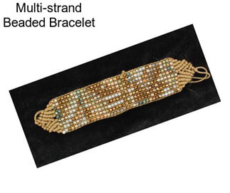 Multi-strand Beaded Bracelet