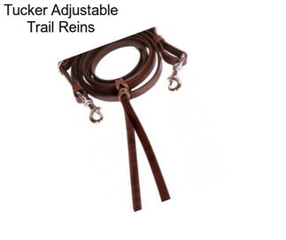 Tucker Adjustable Trail Reins