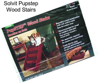 Solvit Pupstep Wood Stairs